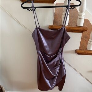 Windsor Shimmering Purple Mini Dress